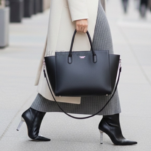 MICHAEL Michael Kors Shoes - Michael Kors Halle Bootie Leather Black 7M | Crystal Heel | New in Box